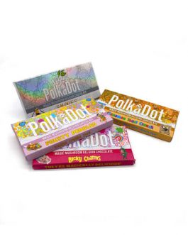 Buy PolkaDot Chocolate Bars, Made with love in Oakland, California. One of the oldest and safest medicine in the world.