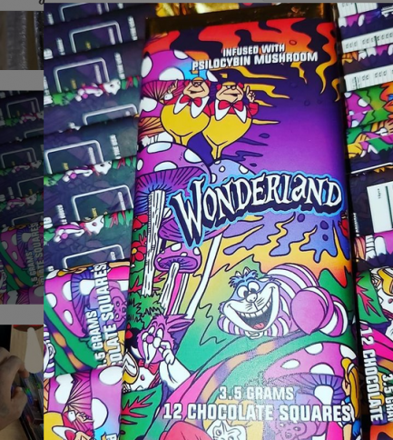Wonderland Chocolate Bars are made with natural, wholesome cocoa and infused with real, potent Golden Teachers. Buy magic mushroom